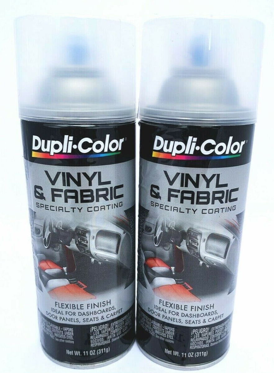 Duplicolor HVP115 - 2 Pack Vinyl & Fabric Spray Paint Gloss Clear - 11 – Heintz  Sales