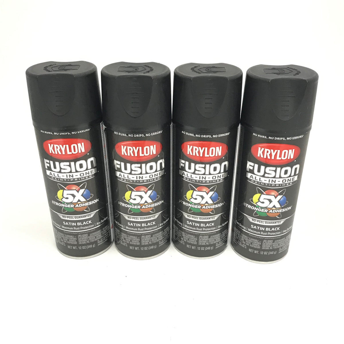 Krylon Fusion All-In-One Matte Spray Paint & Primer, Black