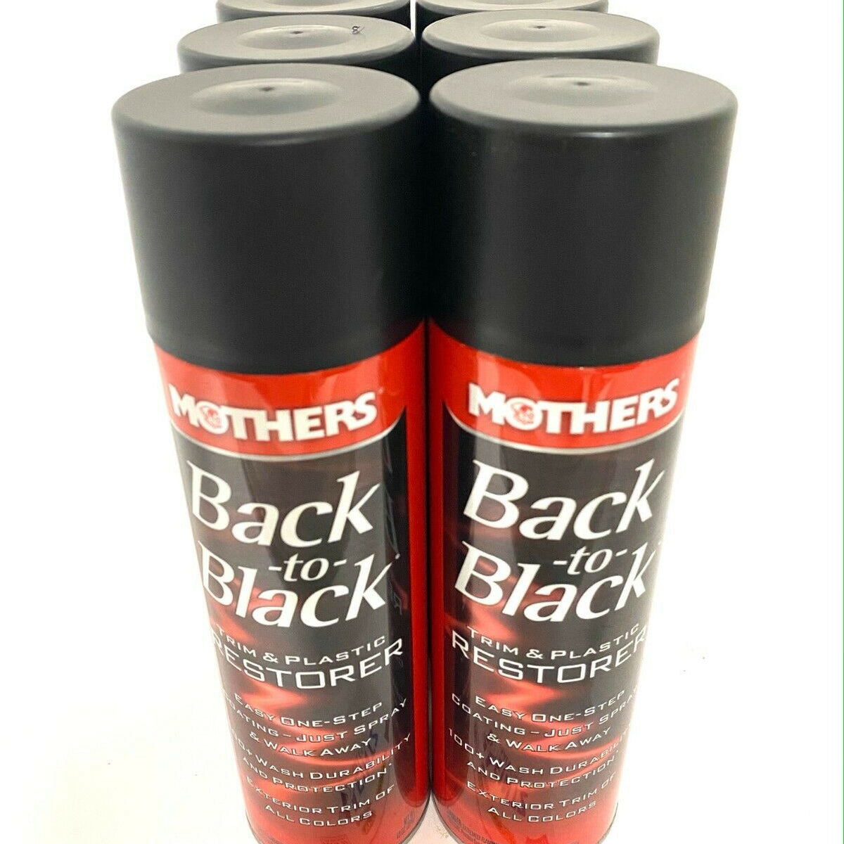 MOTHERS 06110 Back to Black Trim and Plastic Restorer 6 PACK - Rubber –  Heintz Sales
