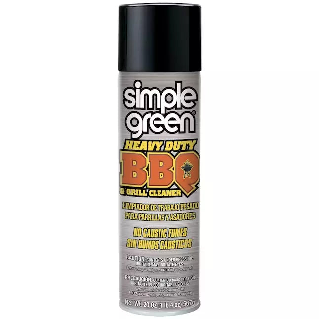 Simple Green 60014 Aerosol Can Heavy Duty BBQ & Grill Cleaner 20 oz., Foam