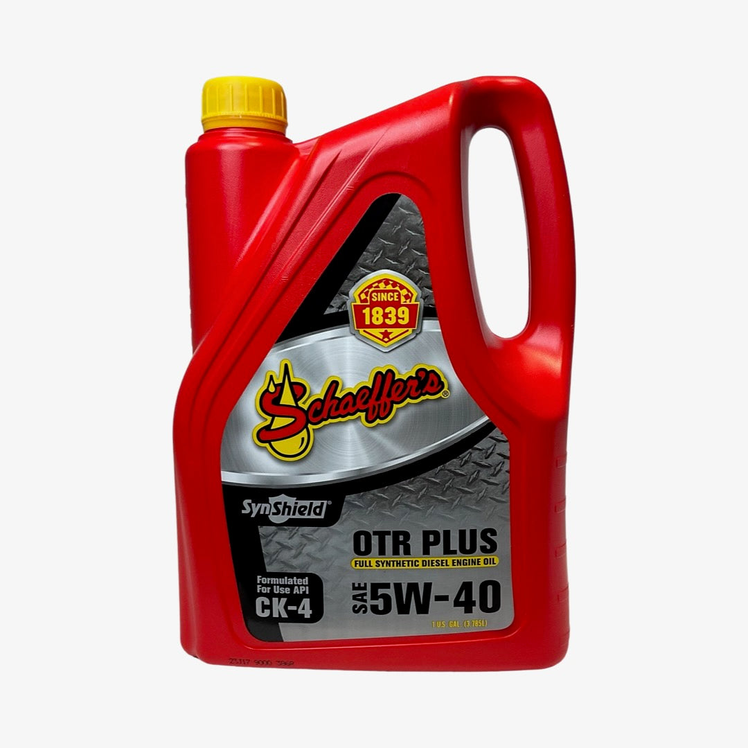 Schaeffer's 9000 SynShield OTR Plus Full Synthetic 5W-40 - 1 gal.