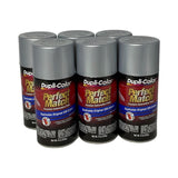 Dupli-Color BGM0508 - 6 Pack GM Ultra Silver Metallic Perfect Match Automotive Spray Paint - 8 oz. ea.