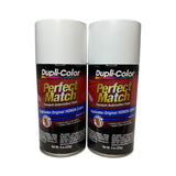 Dupli-Color BHA0978 - 2 Pack Honda Taffeta White Perfect Match Automotive Paint - 8 oz. ea.