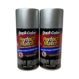 Dupli-Color BNS0601 - 2 Pack Nissan Silver Metallic Perfect Match Automotive Paint - 8 oz. ea.