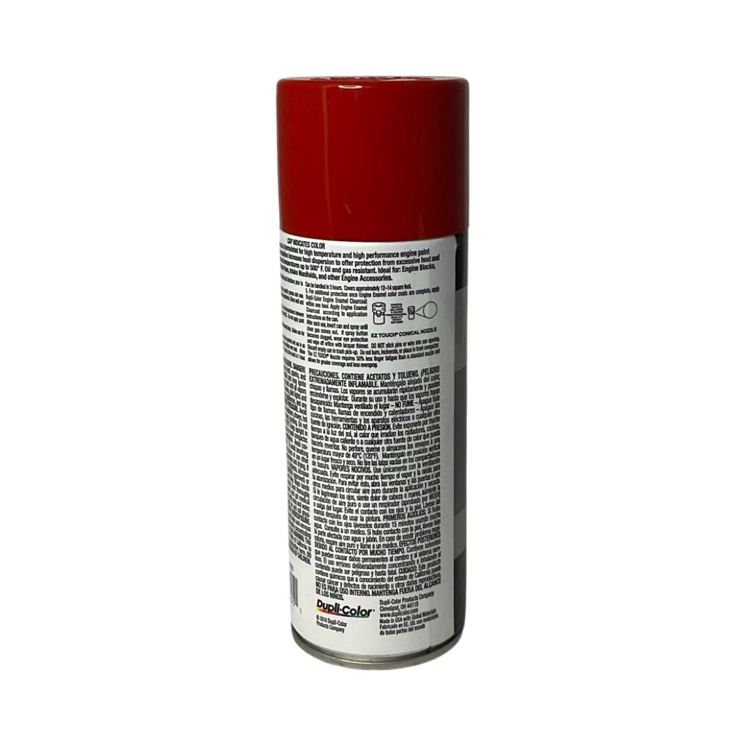 Duplicolor DE1605 - 6 Pack Ford Red Engine Paint With Ceramic - 12 oz. ea.