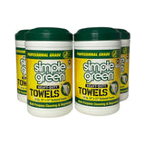Simple Green 01075 - 4 Pack Professional Grade Heavy-Duty Towels - 75 ct. ea.