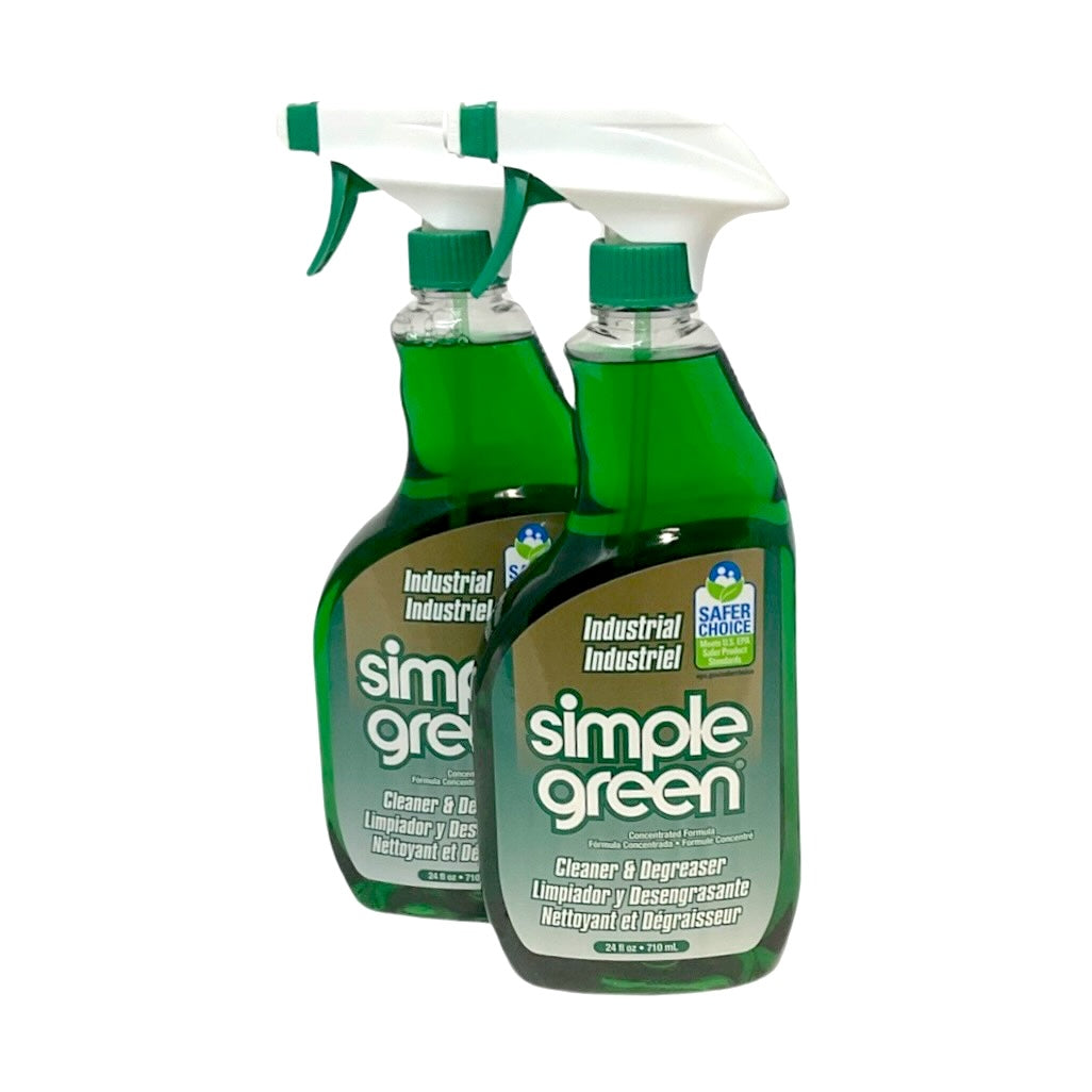 Simple Green 13012 - 2 Pack Industrial Cleaner and Degreaser - 24oz.