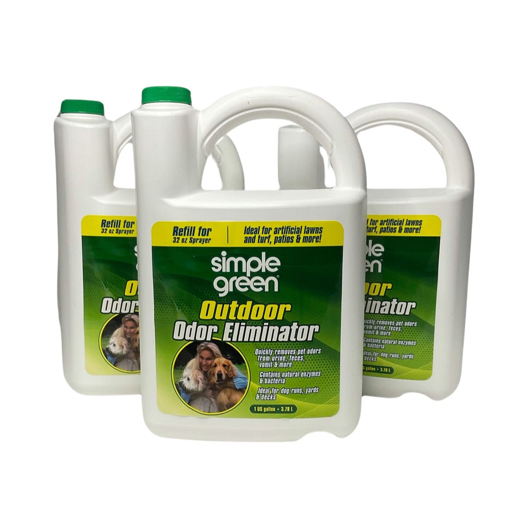 Simple Green 15338 - 3 PACK Outdoor Odor Eliminator - 1 gal. ea.