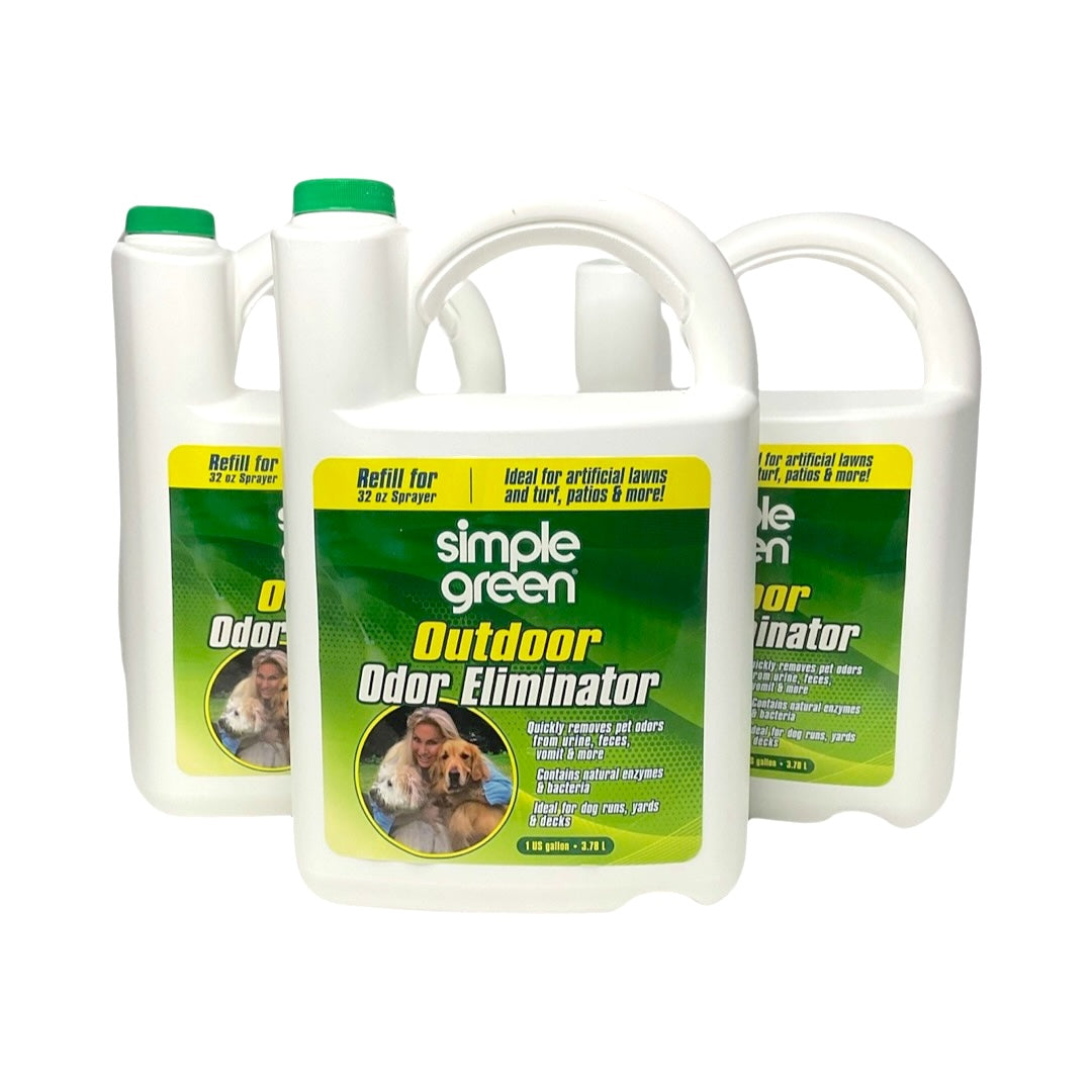 Simple Green 15338 - 3 PACK Outdoor Odor Eliminator - 1 gal. ea.