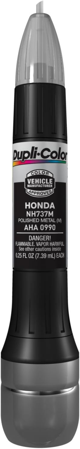 Dupli-Color AHA0990 Honda Polished Metal Scratch Fix All-In-1 Paint Pen NH737M