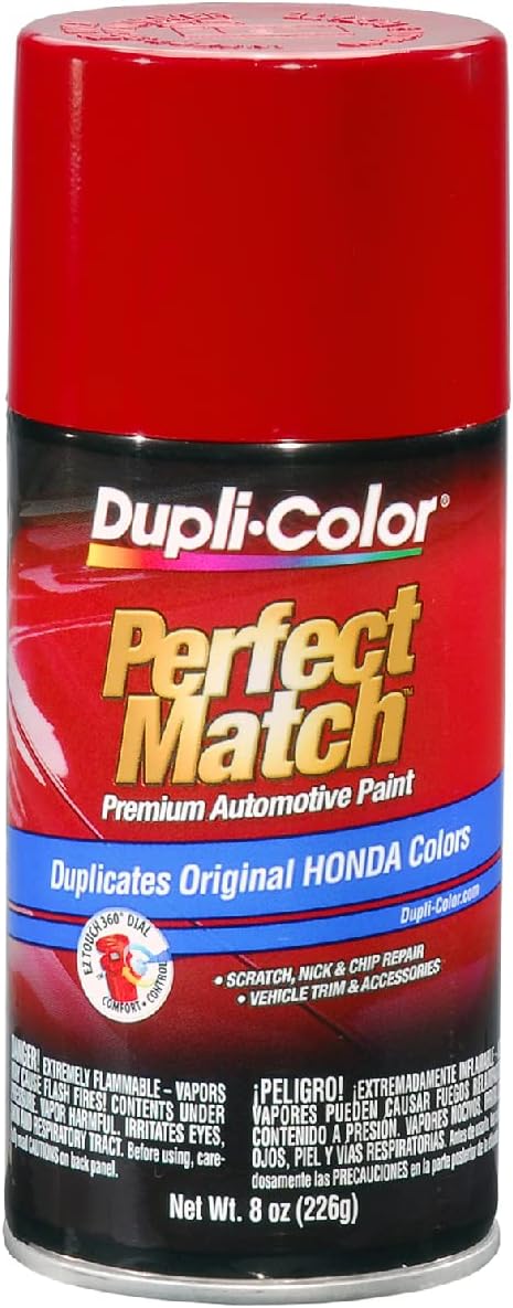 Duplicolor BHA0955 Perfect Match Honda Milano Red 8oz Aerosol - Code R81