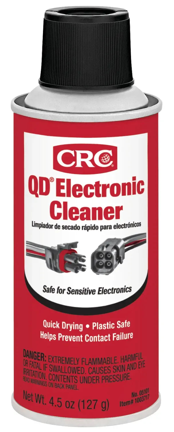 CRC 05101 QD Electronic Cleaner 11 oz, Quick Drying - Plastic Safe