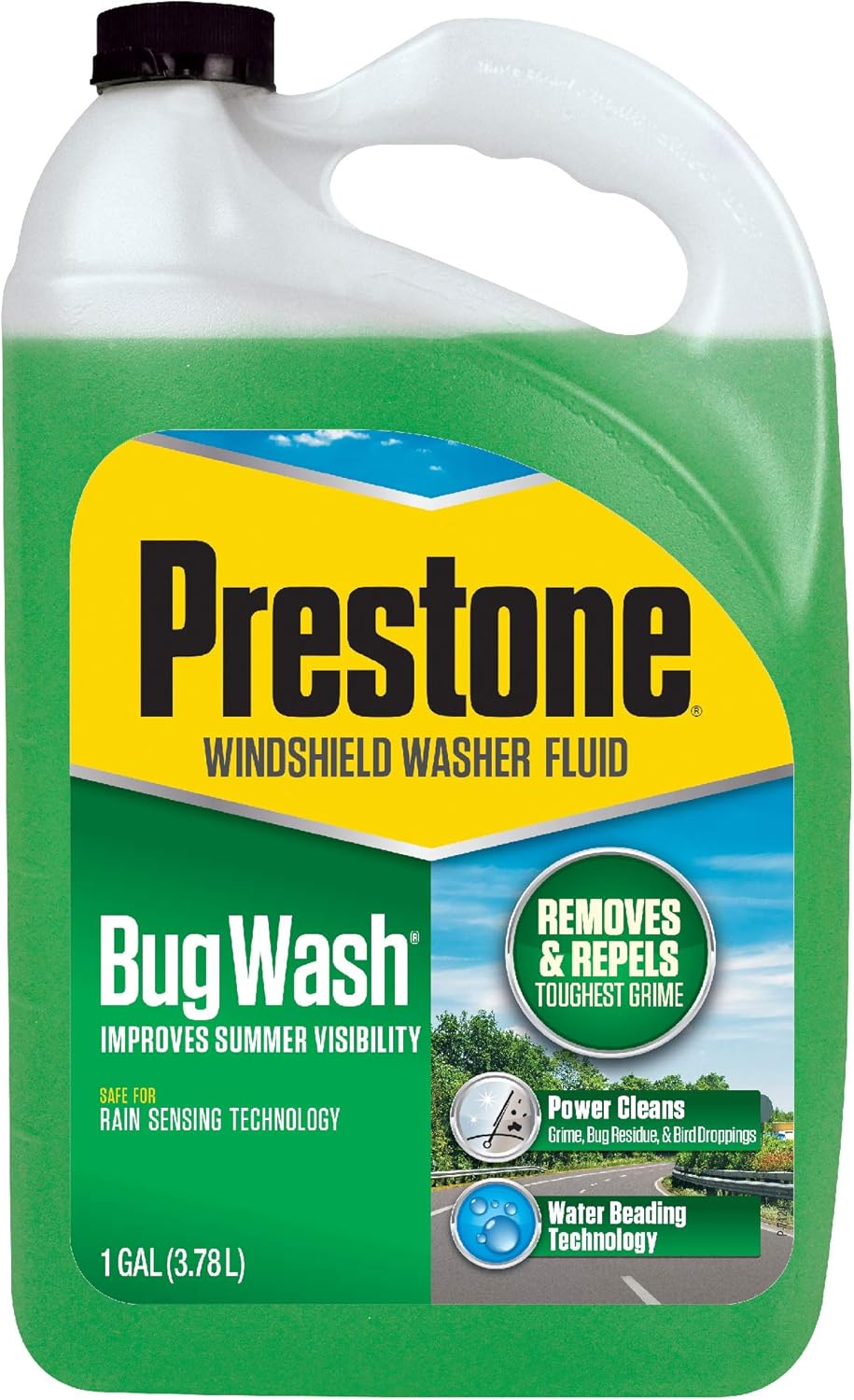 Prestone AS657 Bug Wash Windshield Washer Fluid - 1 Gallon