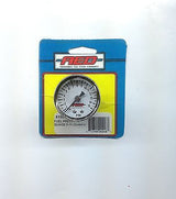 AED 6100 Analog Fuel Pressure gauge-1.5" White Face-1/8"NPT Screw-in - 0-15 PSI