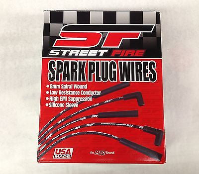 Set of 4 MSD Ignition Spark Plug Wire Boots Terminals 90 Degree Right Angle  Kit