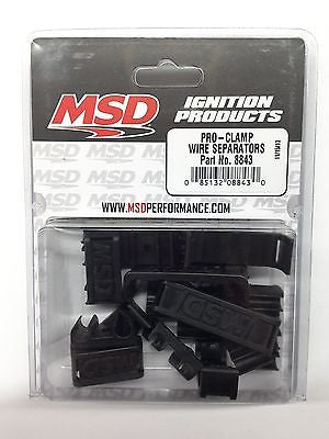 MSD 8843 MSD Ignition Pro Clamp Wire Separators-Spark Plug Wire Dividers - 7-9mm