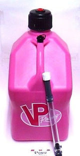 VP Racing Fuels 3812 Pink 5 Gallon Fuel Jug & Filler Hose