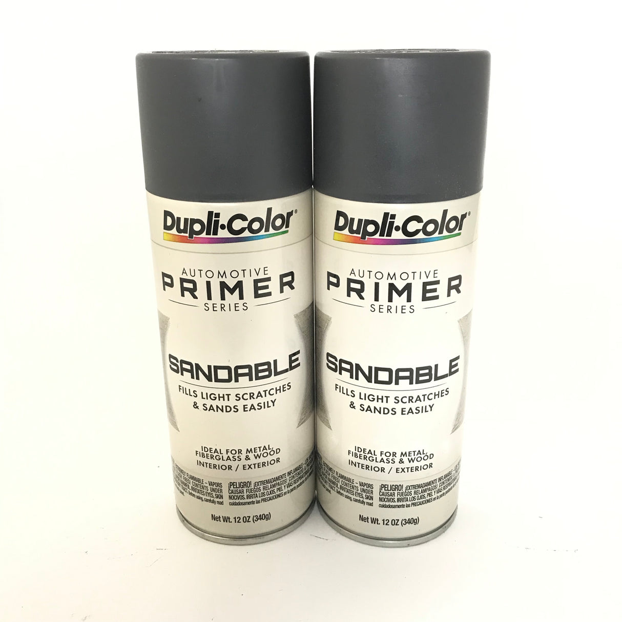 Duplicolor DAP1692-2 PACK GRAY HOT ROD Sandable Filler Primer - 12 oz