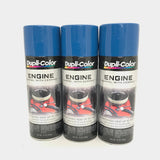 Duplicolor DE1621-3 PACK Engine Enamel Paint w/ Ceramic, OLD FORD BLUE - 12 oz