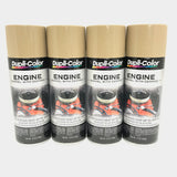 Duplicolor DE1638-4 PACK Engine Enamel Paint w/ Ceramic, CUMMINS BEIGE - 12 oz