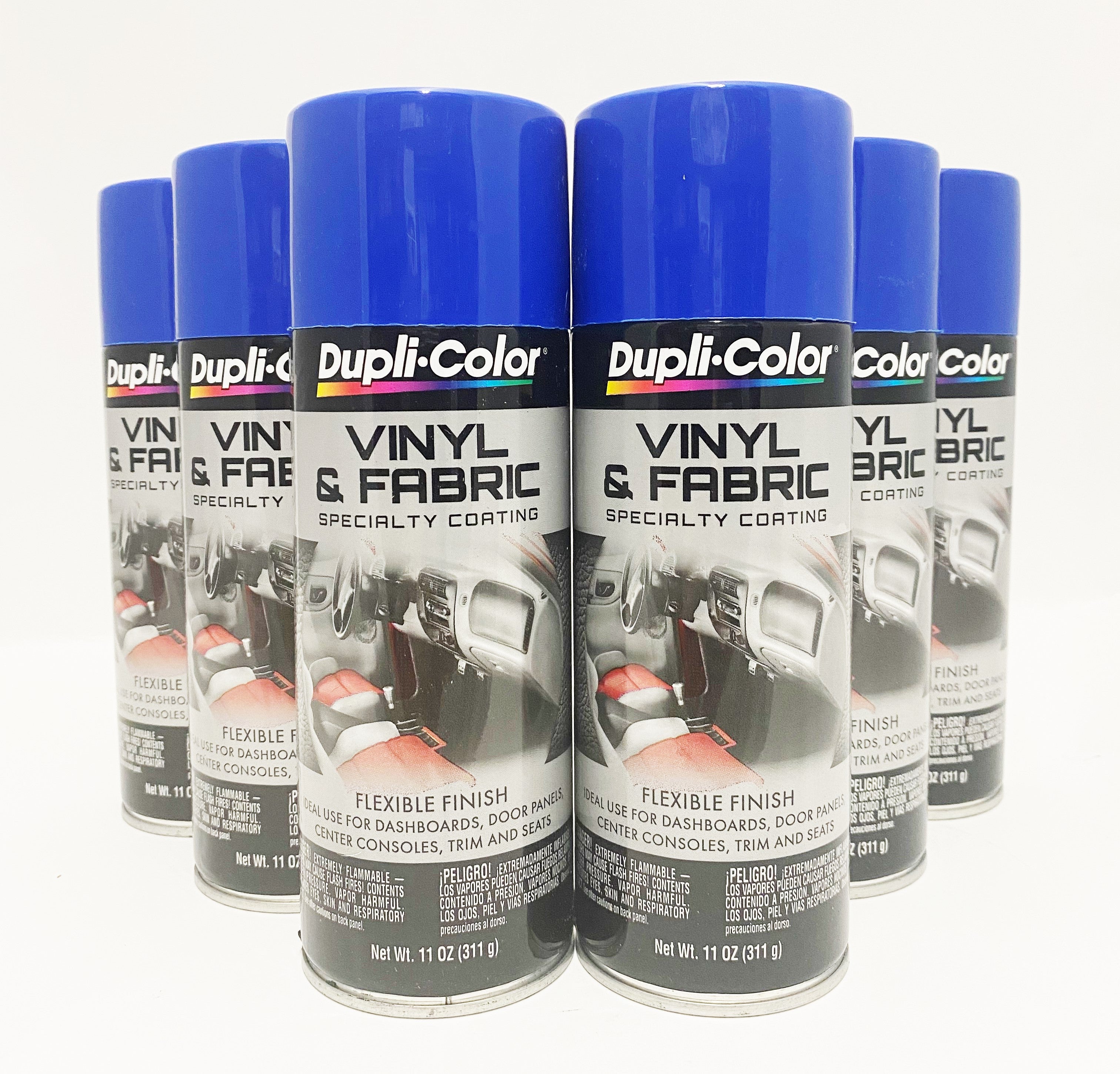 Duplicolor HVP105 - 6 Pack Vinyl & Fabric Spray Paint White - 11 oz –  Heintz Sales
