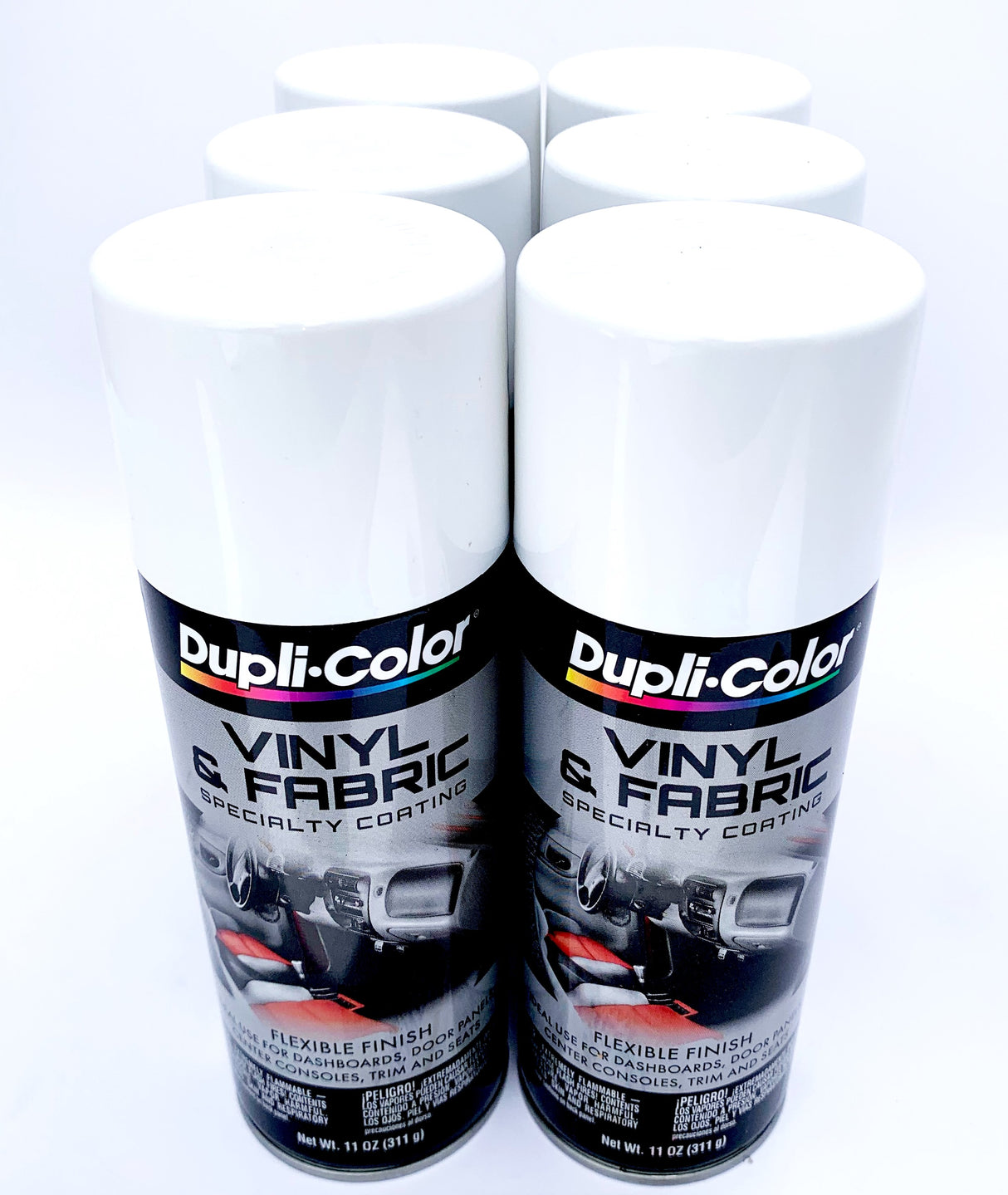Duplicolor HVP112 - 6 Pack Vinyl & Fabric Spray Paint Medium Blue - 11 –  Heintz Sales