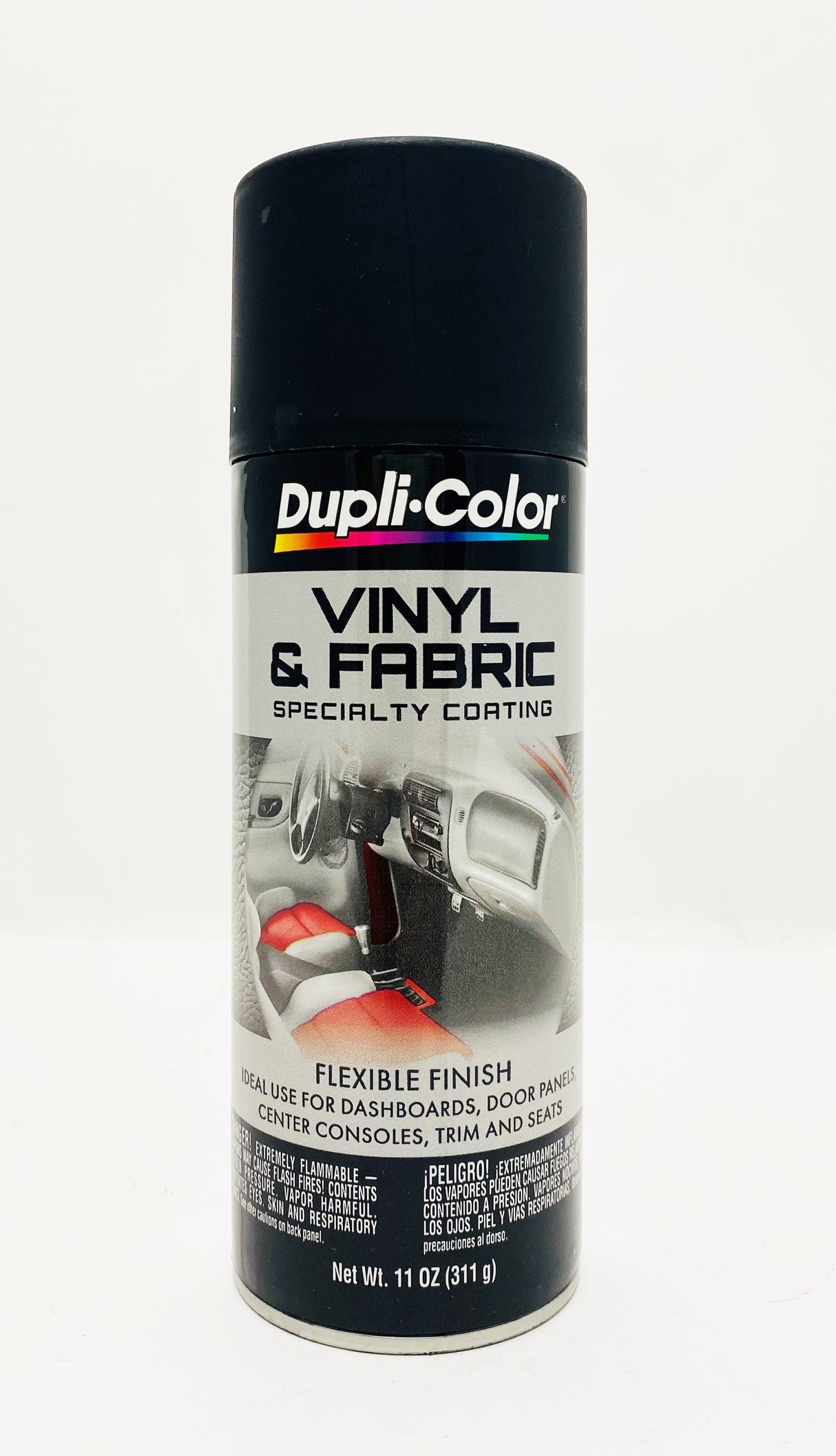 Dupli-Color Vinyl & Fabric Paint Flat Black 311g - HVP106 - Dupli