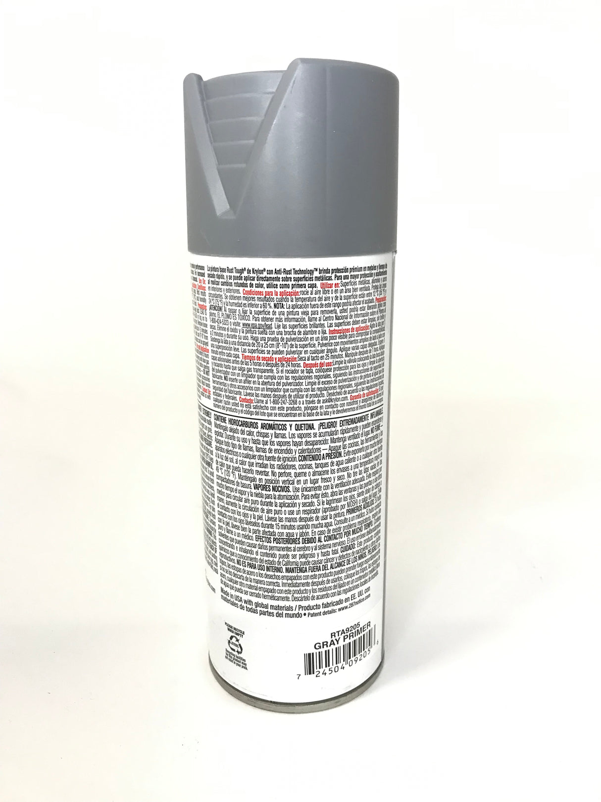 KRYLON RTA9205-3 PACK  Rust Tough GRAY Primer - Max Protection - Quick Dry - 12 oz