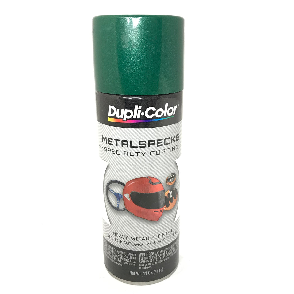 Duplicolor MS500 SHIMMERING GREEN Metalspecks Specialty Coating - Heavy Metallic Finish - 11 oz