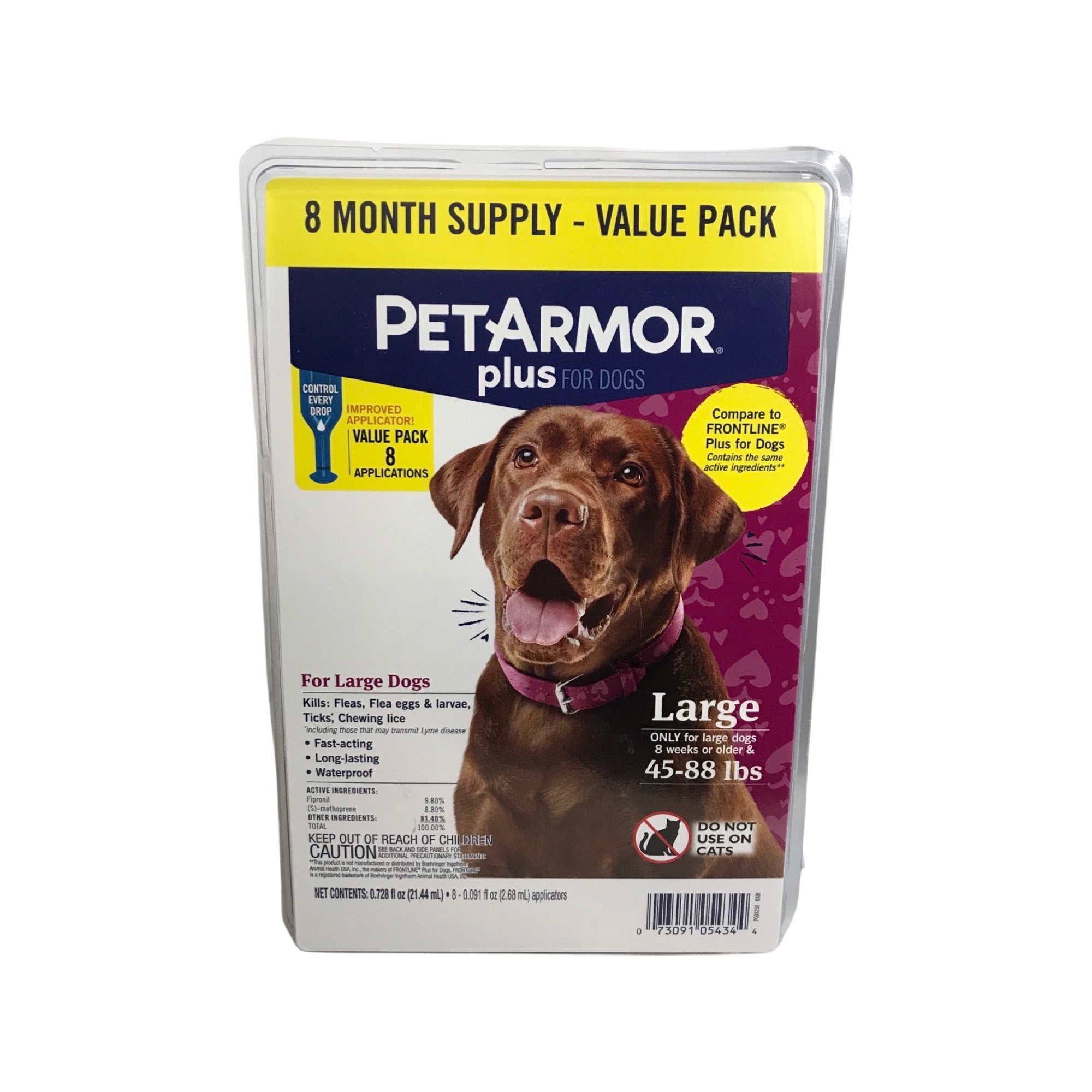 PetArmor Plus Flea and Tick Protection for Dogs 45 to 88 lbs