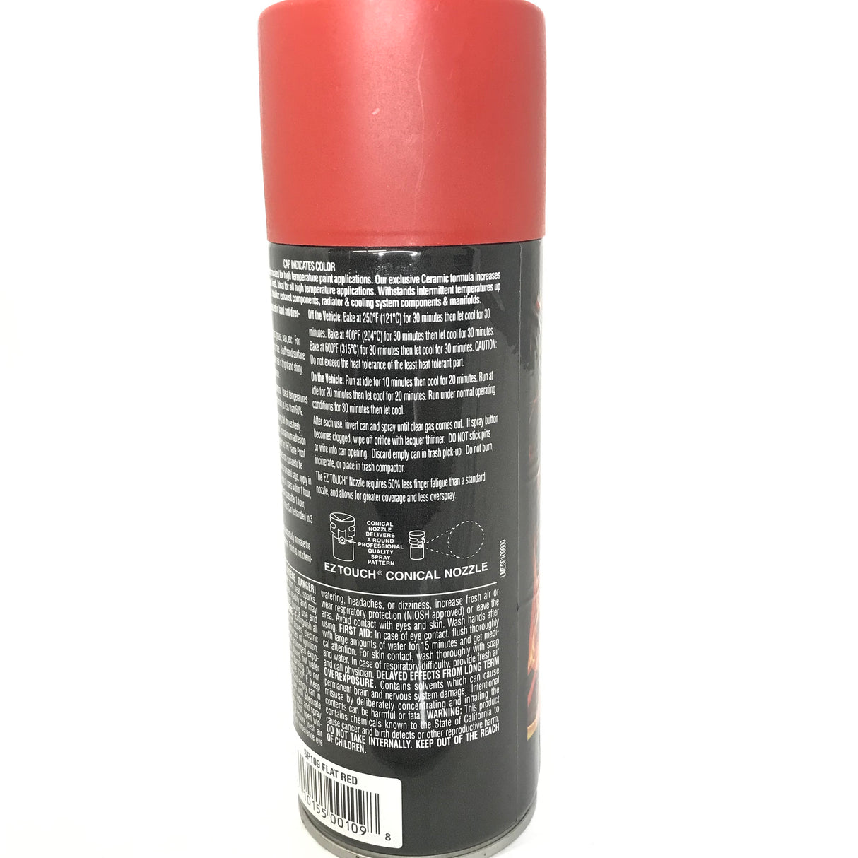 VHT SP109 High Temperature Flame Proof FLAT RED Header Spray Paint - 11oz