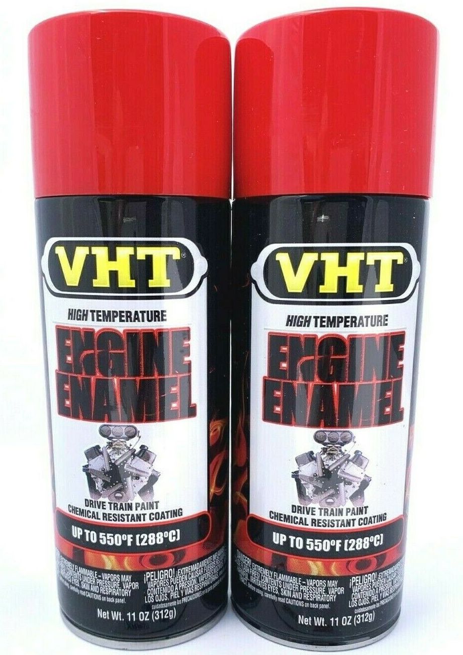 VHT SP152-2 PACK FORD RED Engine Enamel Superior Heat & Chemical Resistant- 11 oz