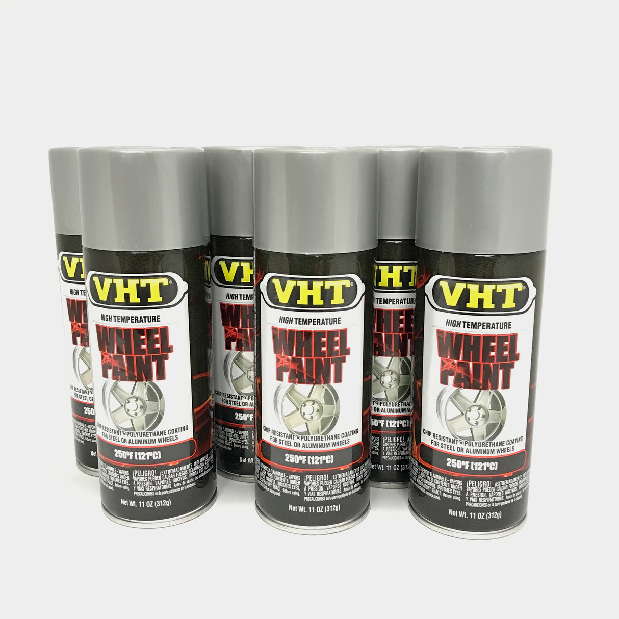 VHT SP181-6 PACK ALUMINUM Wheel Paint Chip & Fade Resistant -11 oz Aerosol