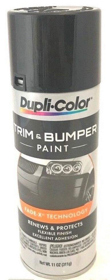Duplicolor TB101 Black Trim and Bumper Paint - 11 oz Aerosol Can
