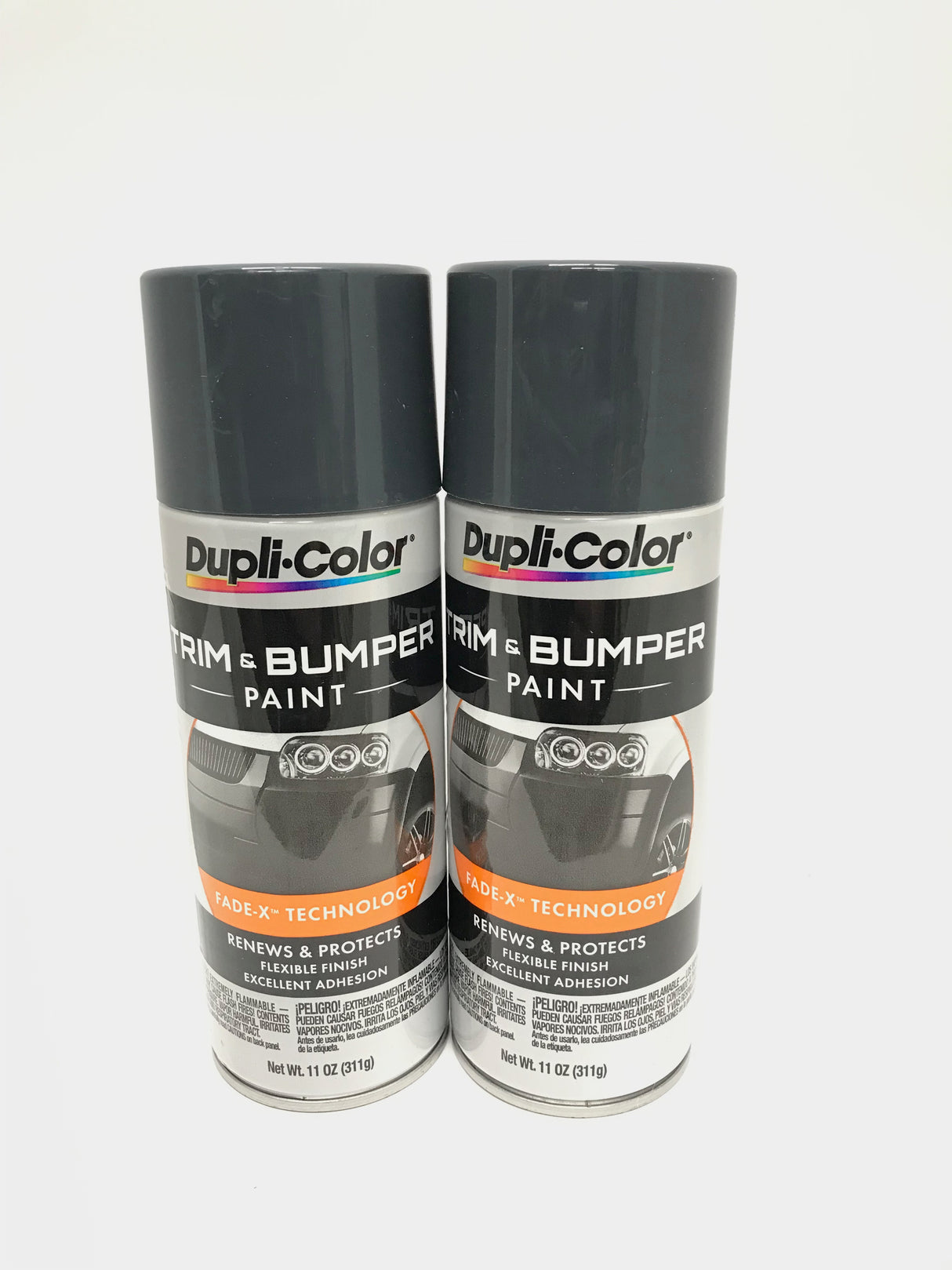 Duplicolor TB102-2 PACK DARK CHARCOAL Trim & Bumper Paint - 11 oz Aerosol