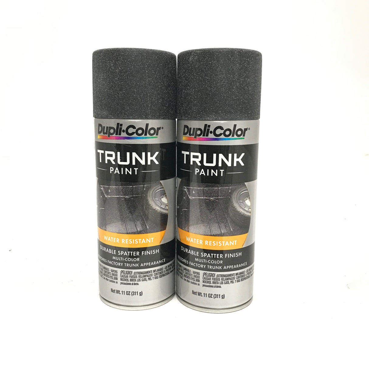 Duplicolor TP101-2 PACK BLACK All Weather Long-lasting Tire Paint - 11oz  Aerosol