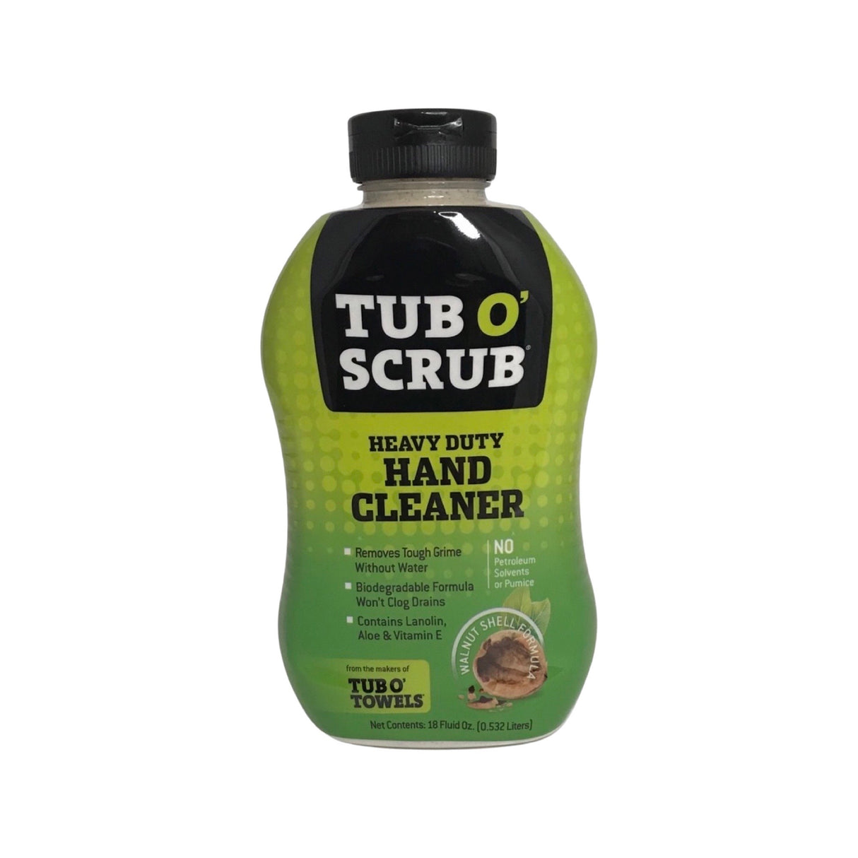 Tub O' Scrub TS18 Heavy Duty Hand Cleaner With Aloe & Lanolin-Hand Soap -18oz