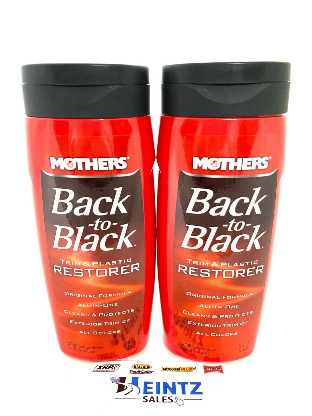 MOTHERS 06112 Back to Black Trim and Plastic Restorer PACK Rubber –  Heintz Sales