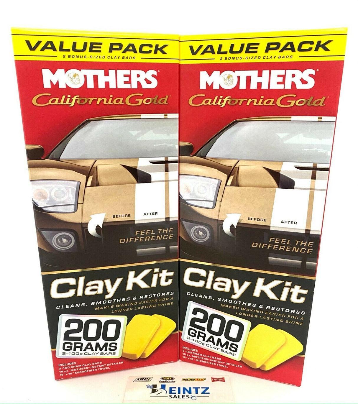 MOTHERS 07243 California Gold Deluxe Clay Bar Kit